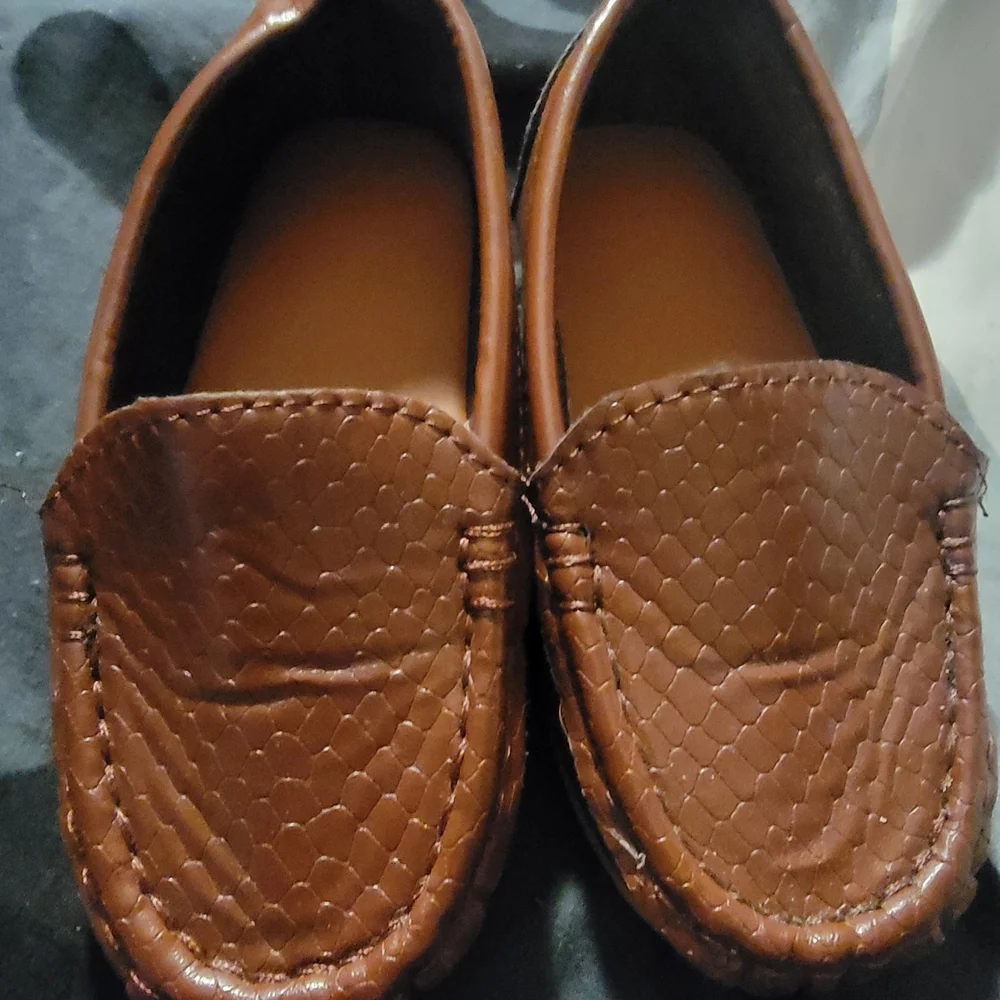 Brown Loafers for Toddler Boy